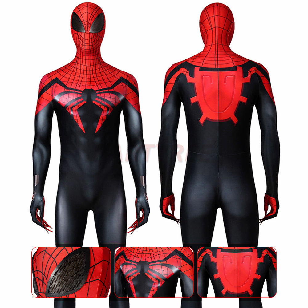 Superior Spider Man Cosplay Costume Spiderman Jumpsuit PARTYREE Superior Spider Man Cosplay Costume Spiderman Jumpsuit PARTYREE