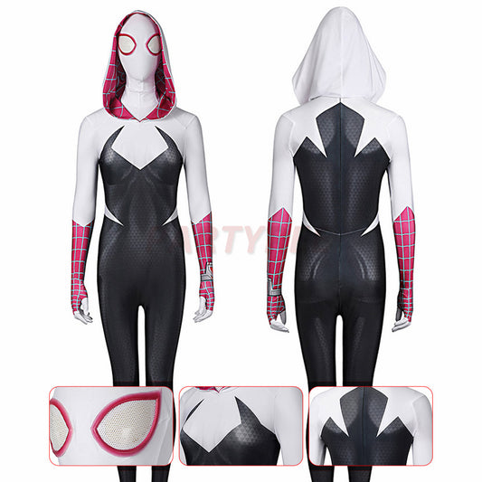 Across The Spider-Verse Gwen Cosplay Costume Gwen Jumpsuit