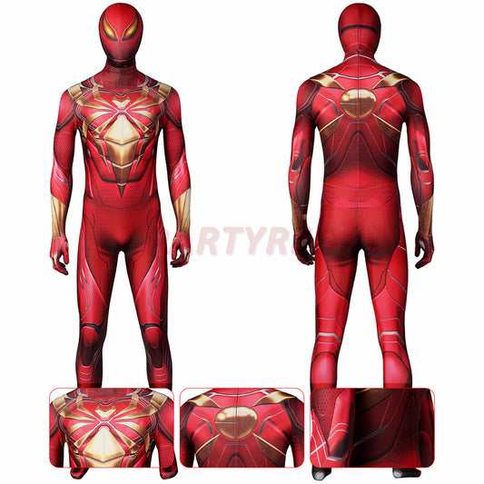 Avenger Spiderman Cosplay Costume Iron Spider Armor Jumpsuit