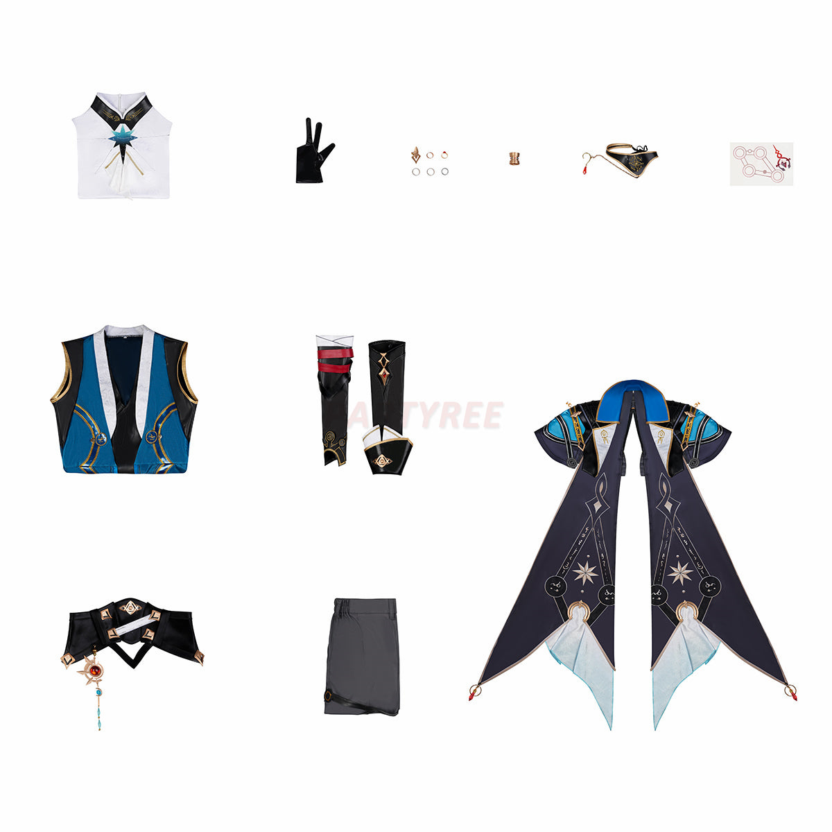 Honkai Star Rail Anaxagoras Cosplay Costume