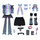 Honkai Star Rail Castorice Gossamer Flutter Skin Cosplay Costume