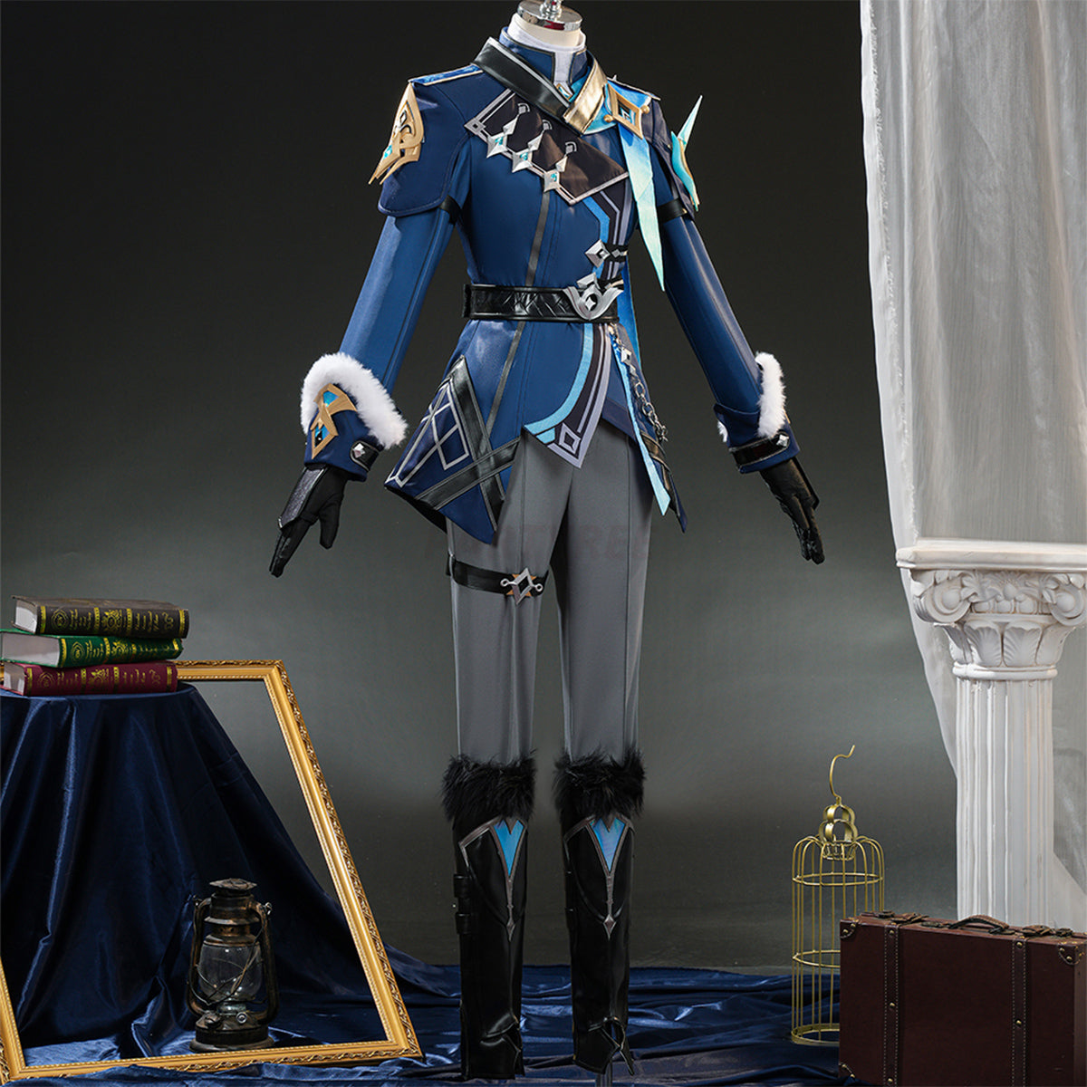 Genshin Impact Aether Snezhnaya Skin Cosplay Costume