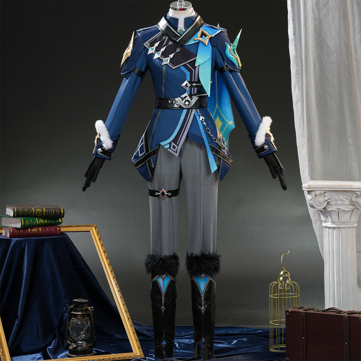 Genshin Impact Aether Snezhnaya Skin Cosplay Costume