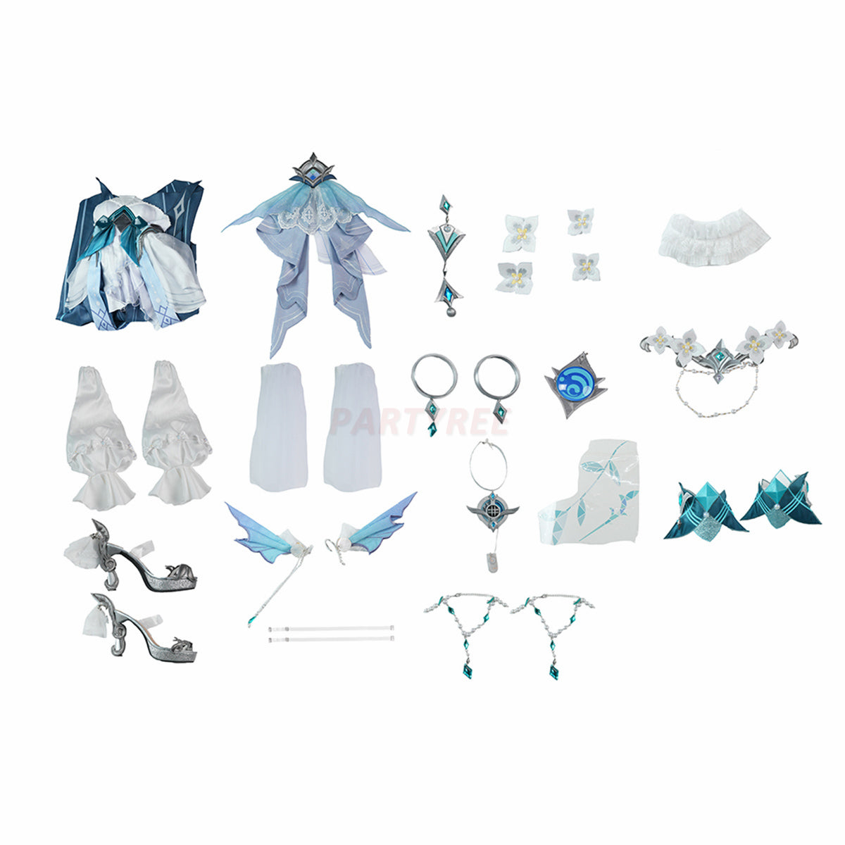 Genshin Impact Vodyanitsa Cosplay Costume