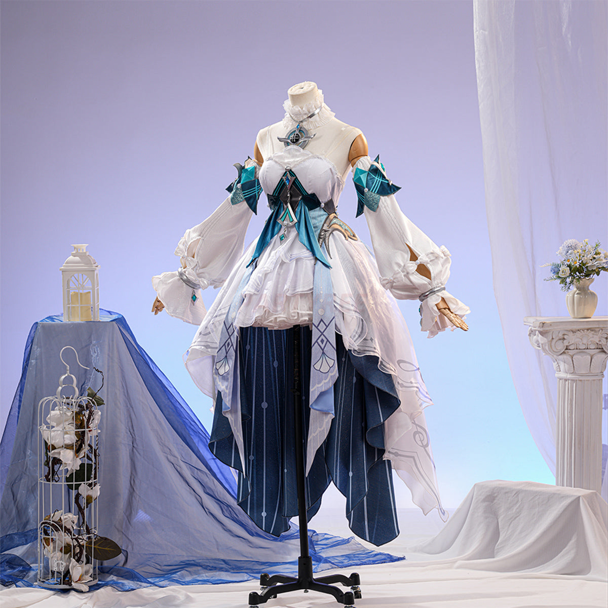 Genshin Impact Vodyanitsa Cosplay Costume