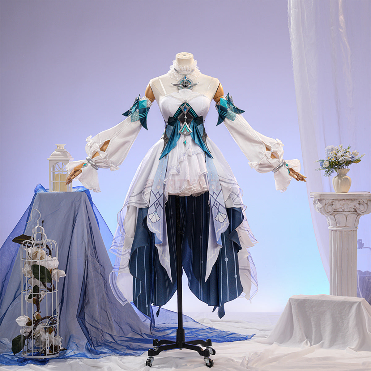 Genshin Impact Vodyanitsa Cosplay Costume