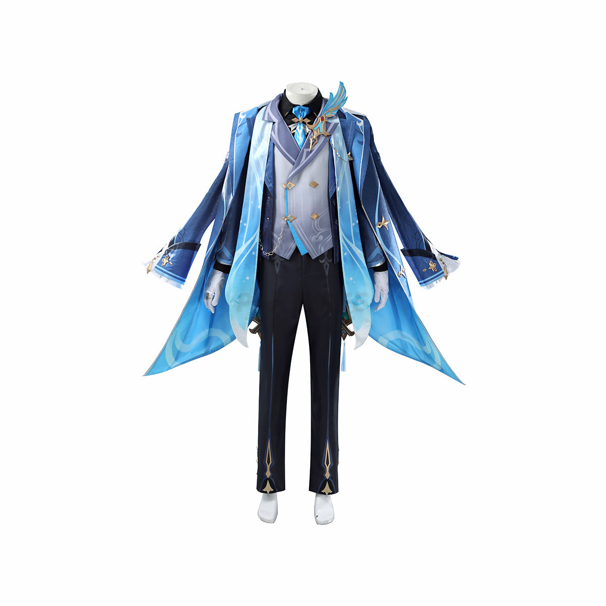 Genshin Impact Lantern Rite Neuvillette Melusent Gift Cosplay Costume