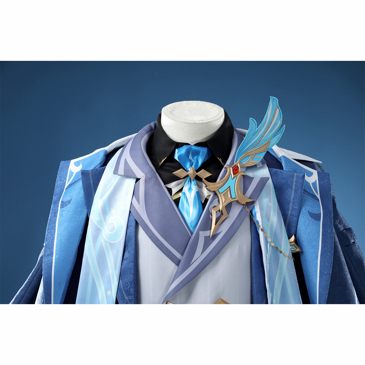 Genshin Impact Lantern Rite Neuvillette Melusent Gift Cosplay Costume