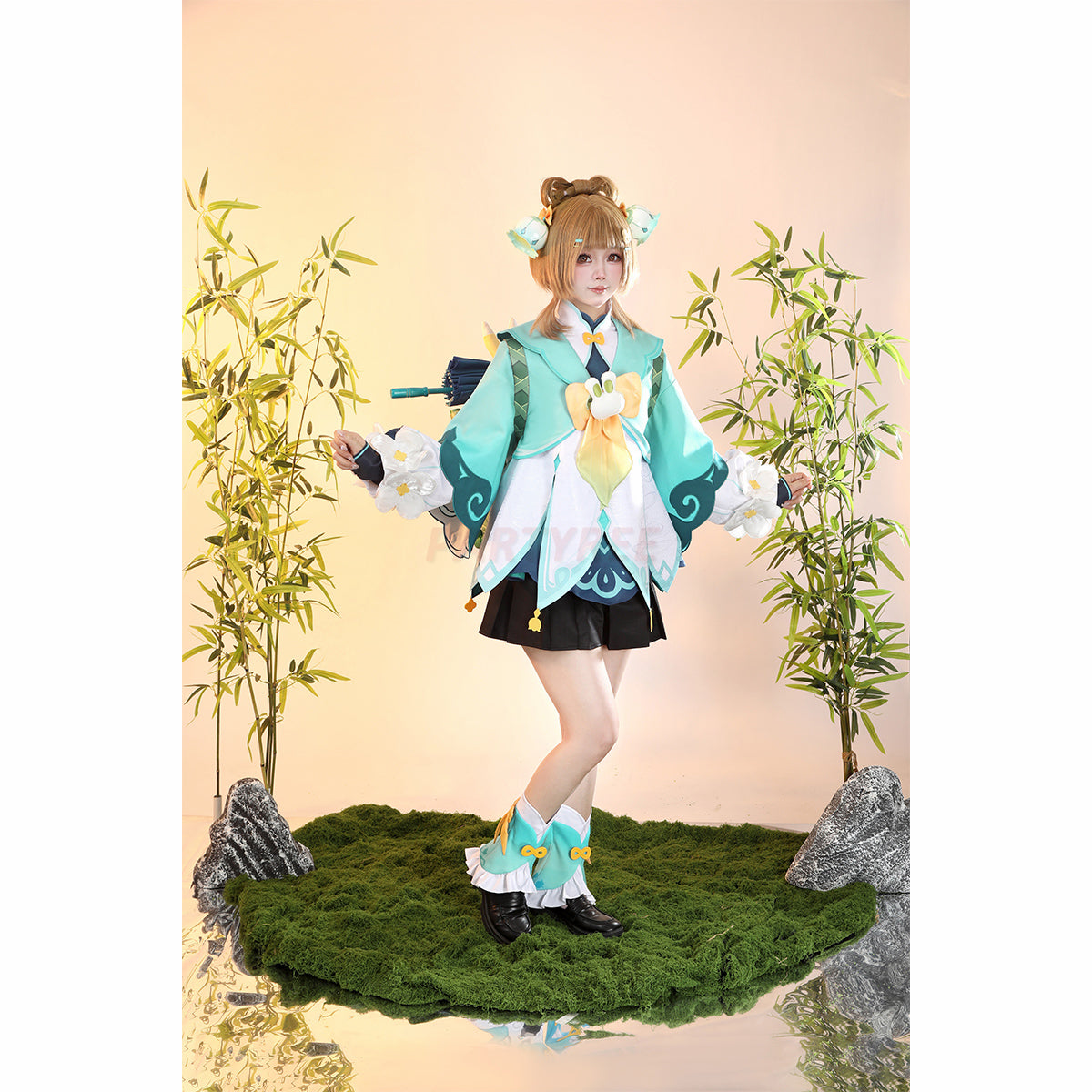 Genshin Impact Lantern Rite Yaoyao Cosplay Costume