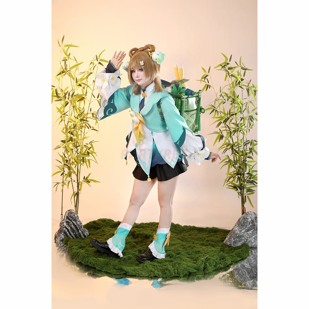 Genshin Impact Lantern Rite Yaoyao Cosplay Costume