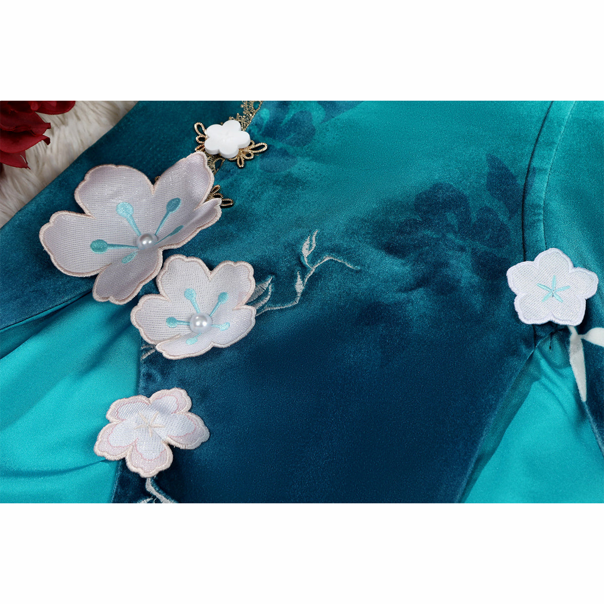 Honkai Star Rail Ruan Mei Plumblossom Letter Skin Cosplay Costume Ver.2