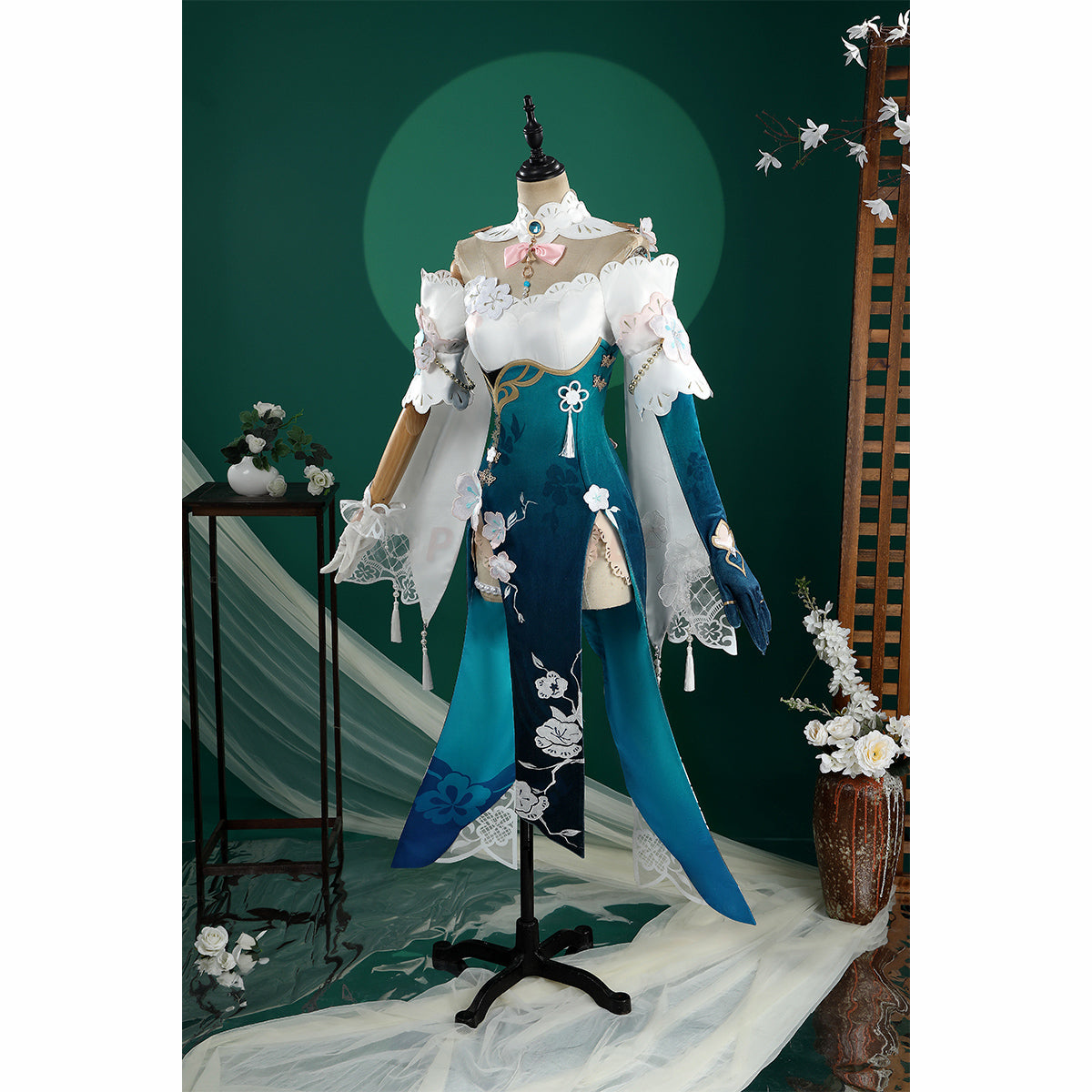 Honkai Star Rail Ruan Mei Plumblossom Letter Skin Cosplay Costume Ver.2