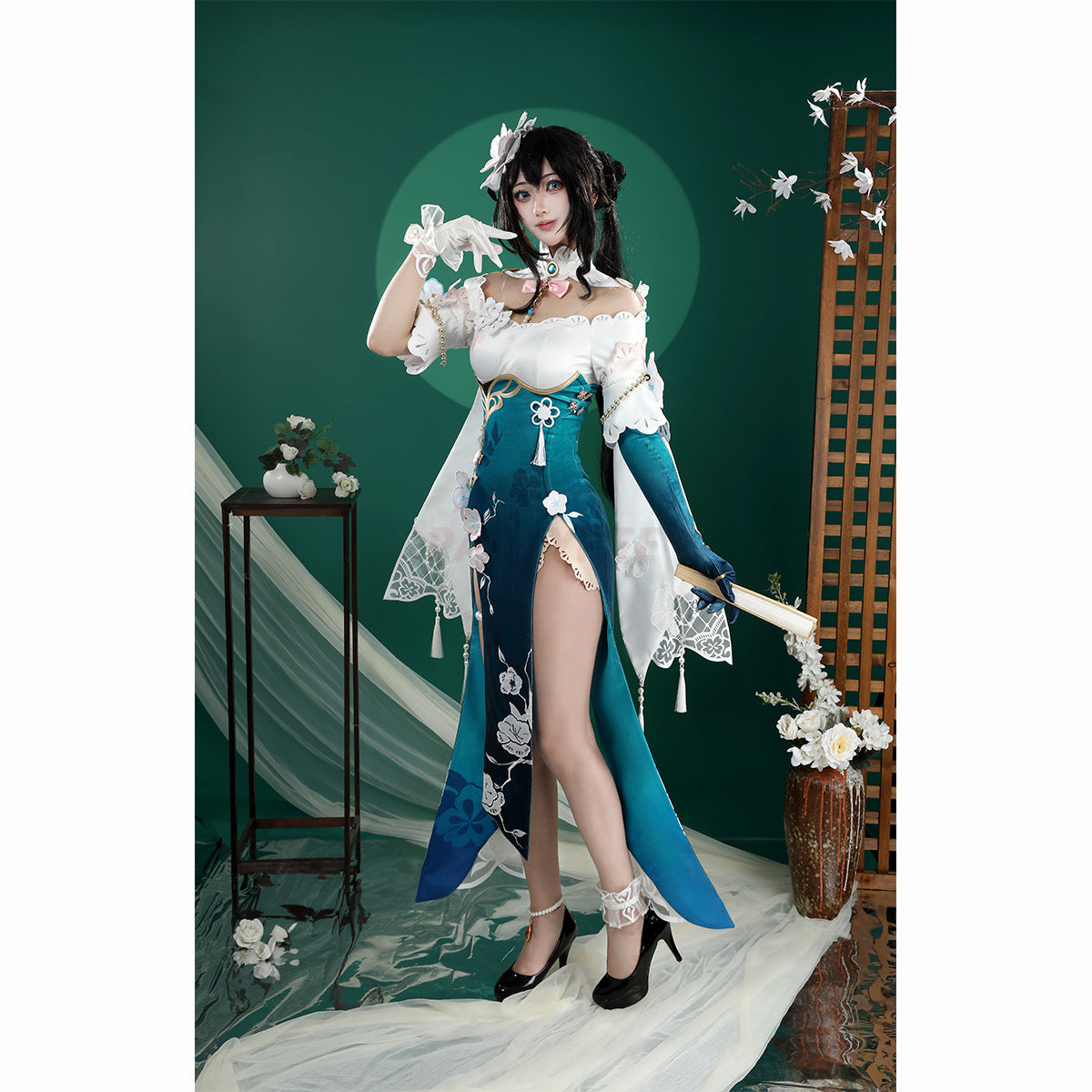 Honkai Star Rail Ruan Mei Plumblossom Letter Skin Cosplay Costume Ver.2