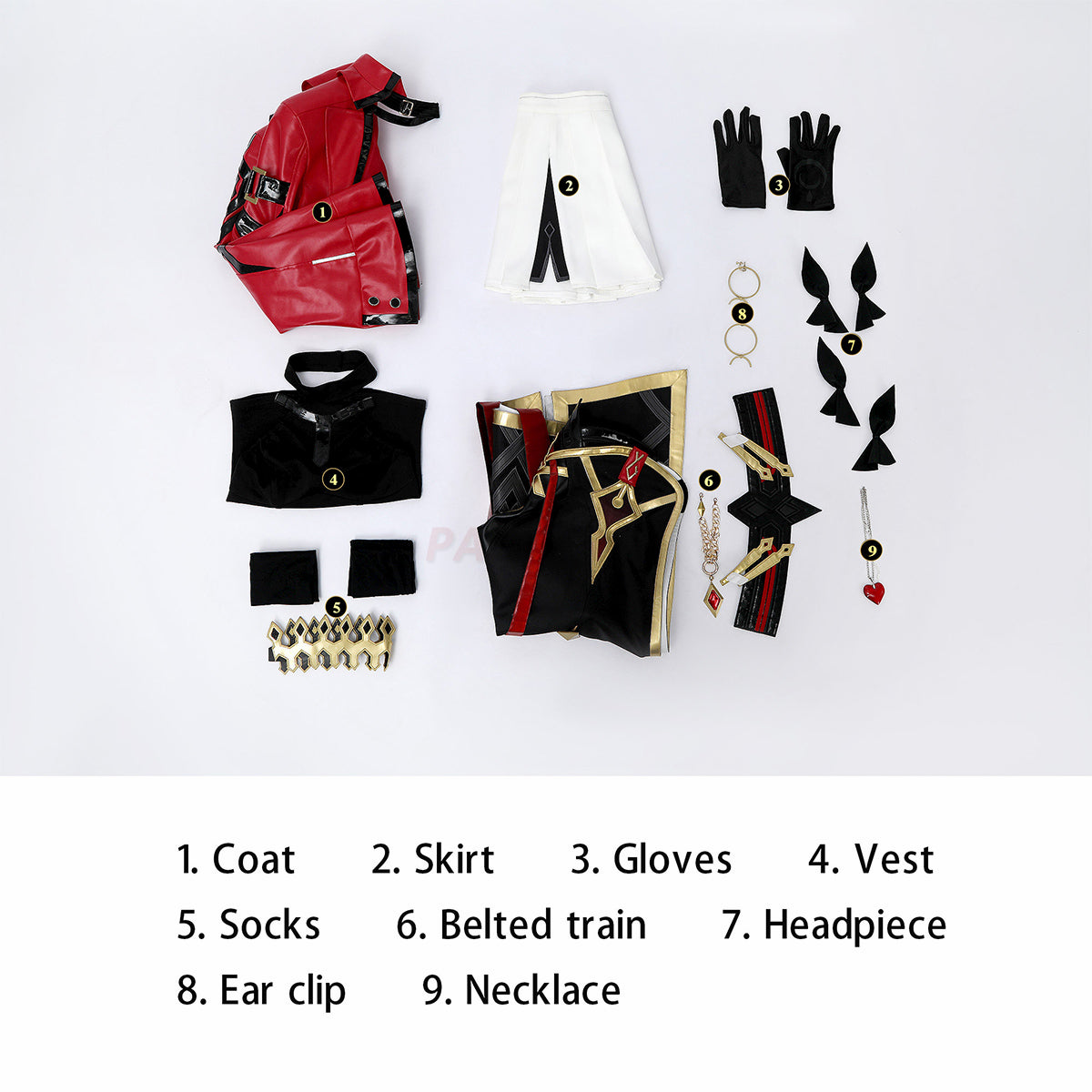 Honkai Star Rail Rin Tohsaka Cosplay Costume