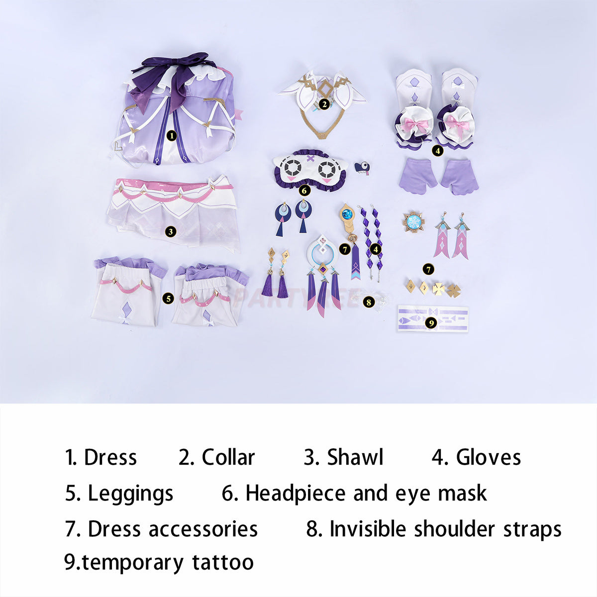 Genshin Impact Citlali Whispers of Stars and Smoke Skin Cosplay Costume