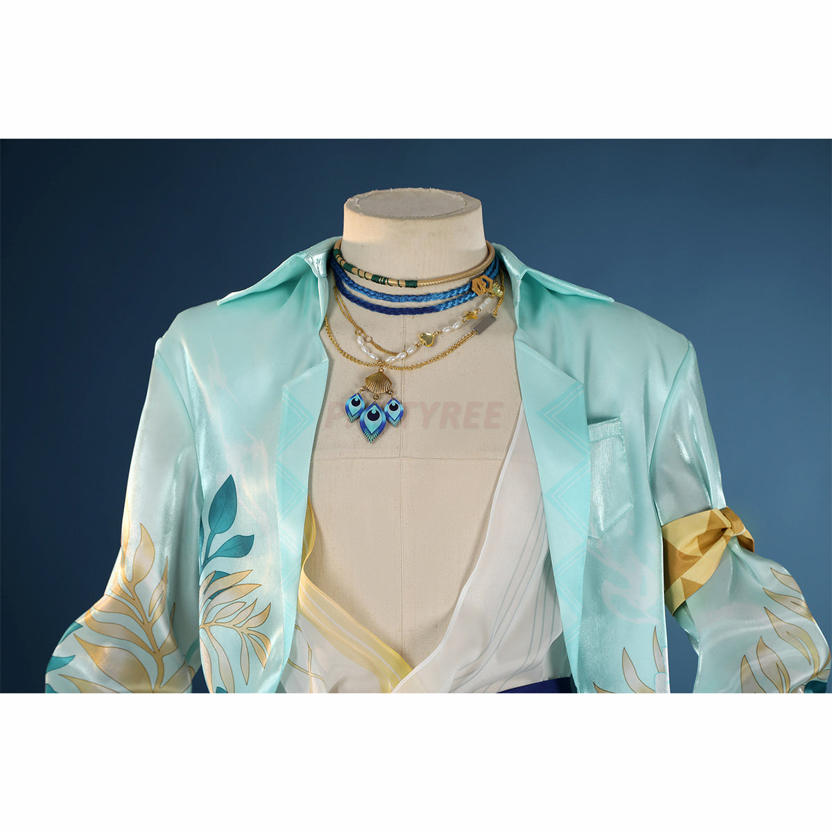 Honkai Star Rail Aventurine Waveflair Skin Cosplay Costume