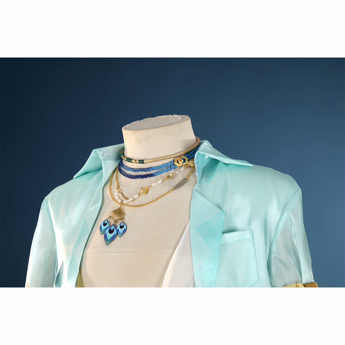 Honkai Star Rail Aventurine Waveflair Skin Cosplay Costume