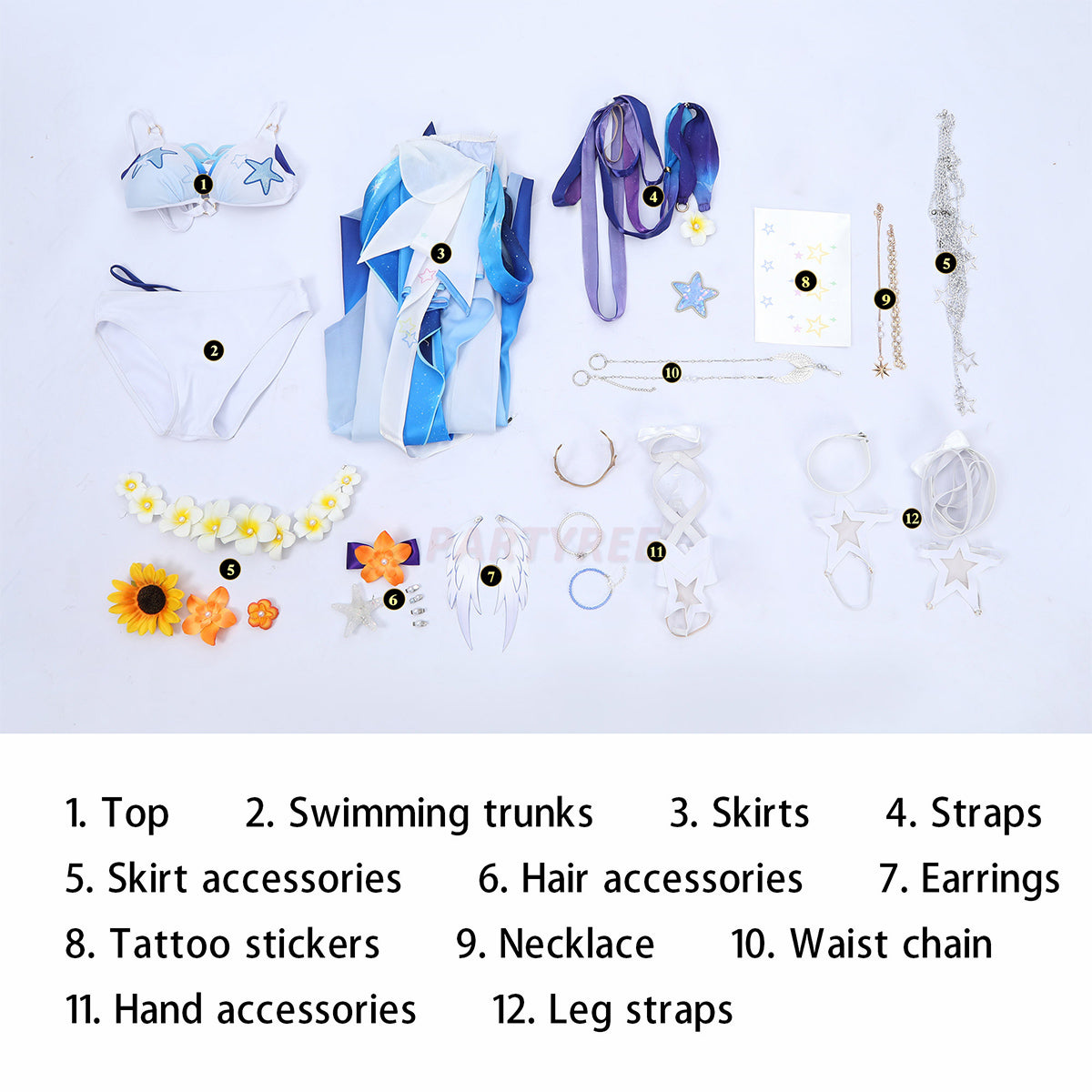 Honkai Star Rail Robin Summeretto Skin Cosplay Costume