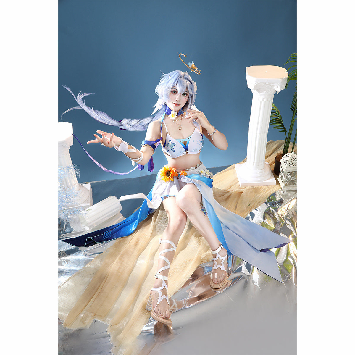 Honkai Star Rail Robin Summeretto Skin Cosplay Costume