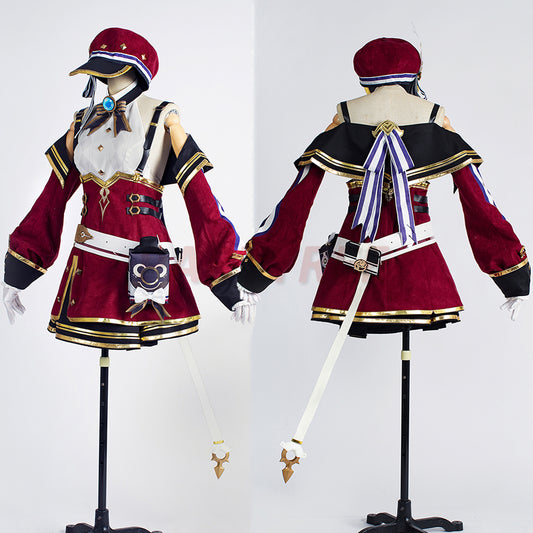 Genshin Impact Charlotte Cosplay Costume Ver.2