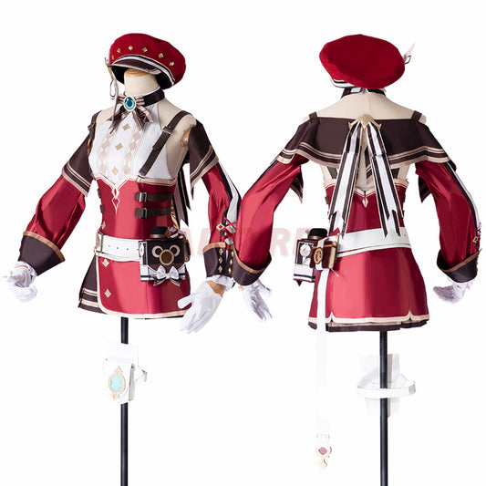 Genshin Impact Charlotte Cosplay Costume