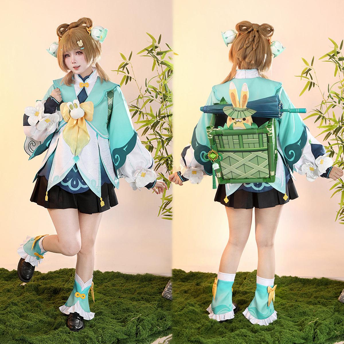 Genshin Impact Lantern Rite Yaoyao Cosplay Costume