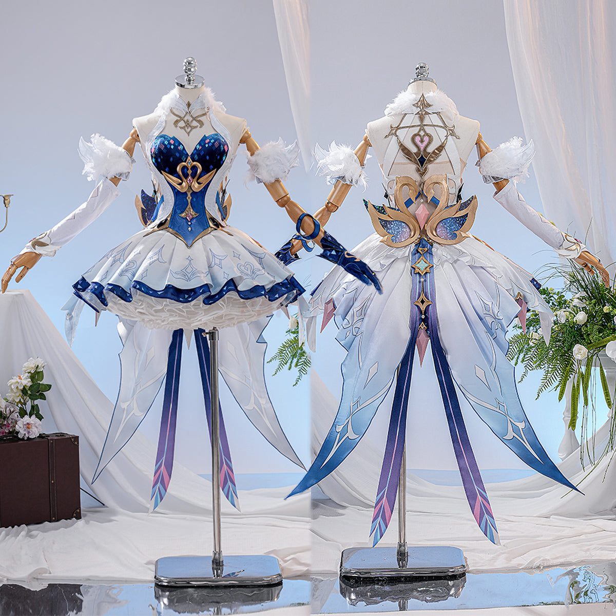 Genshin Impact Odette Cosplay Costume Ver.2