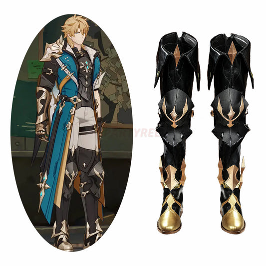 Genshin Impact Varka Cosplay Boots/Shoes