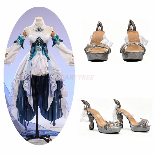 Genshin Impact Vodyanitsa Cosplay Boots/Shoes
