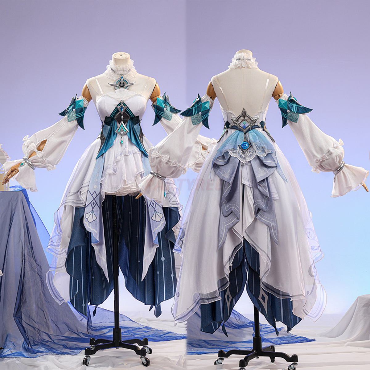 Genshin Impact Vodyanitsa Cosplay Costume