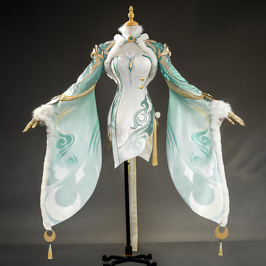 Genshin Impact Zibai Embroidered Cosplay Costume