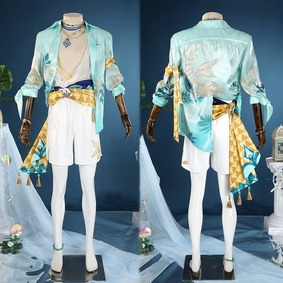 Honkai Star Rail Aventurine Waveflair Skin Cosplay Costume