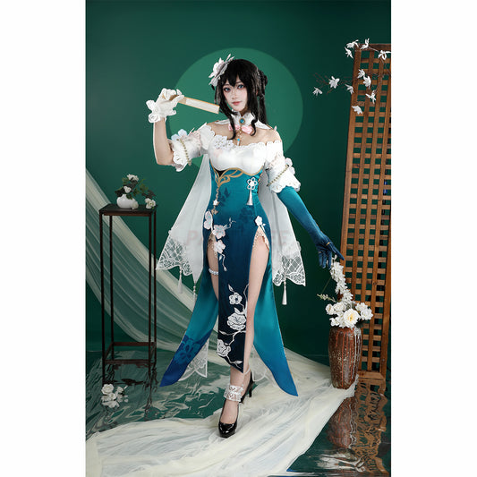 Honkai Star Rail Ruan Mei Plumblossom Letter Skin Cosplay Costume Ver.2