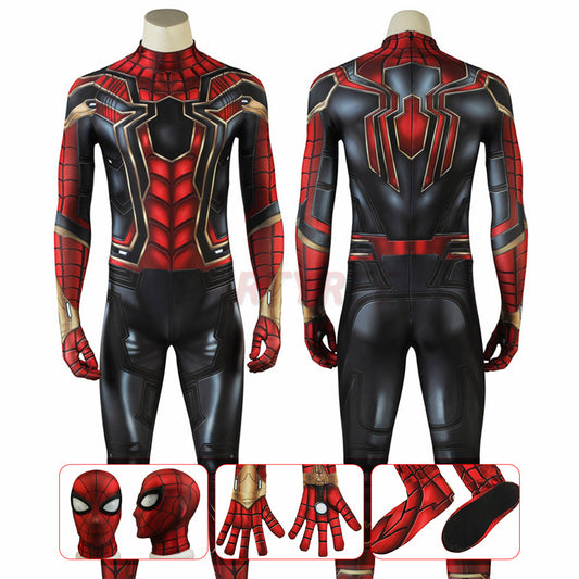 Iron Spider-Man Cosplay Costume Spiderman 3D Printed Jumpsuit