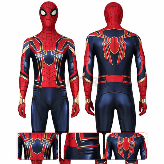 Iron Spiderman Cosplay Costume Avengers Endgame Spider-man Jumpsuit