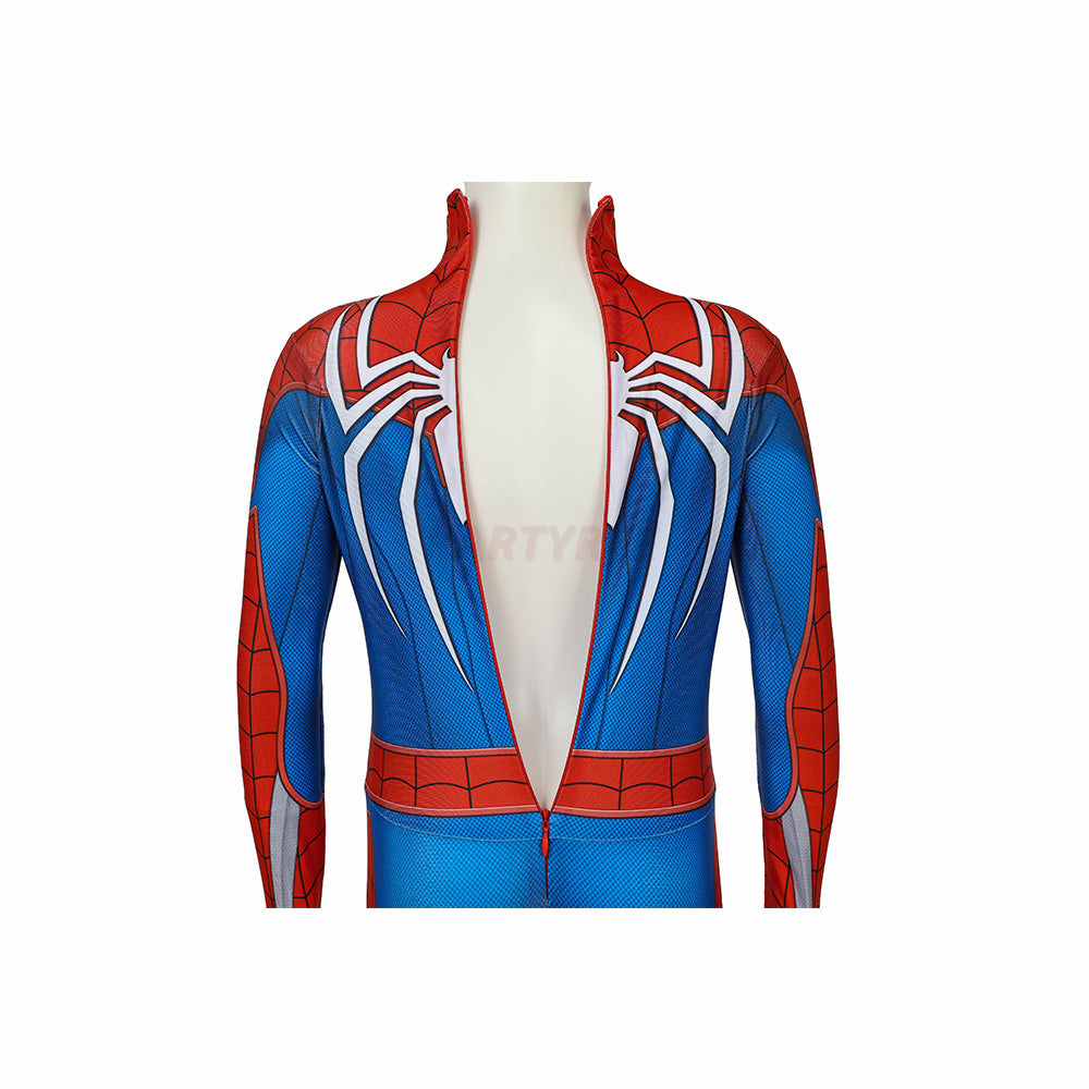 Kids Spiderman PS4 Advanced Suit Cosplay Jumpsuit Halloween gift