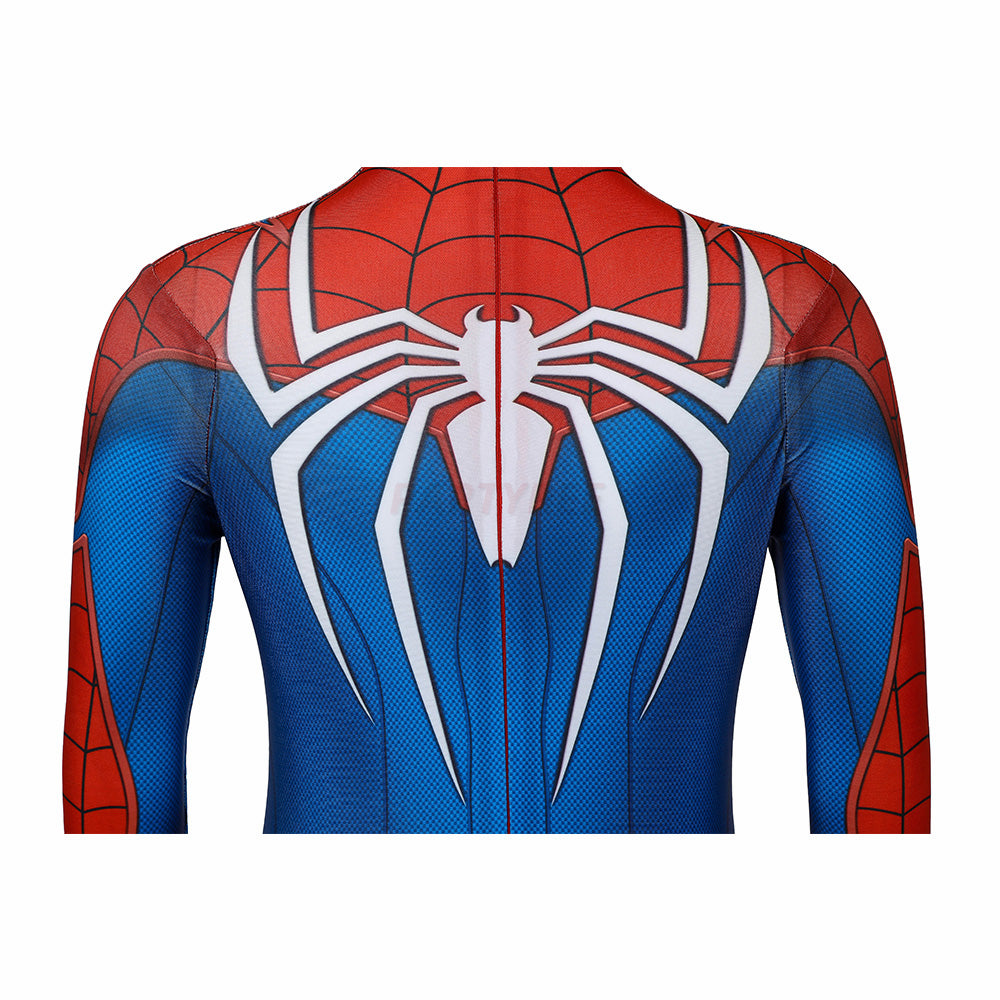 Kids Spiderman PS4 Advanced Suit Cosplay Jumpsuit Halloween gift