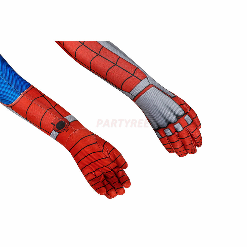 Kids Spiderman PS4 Advanced Suit Cosplay Jumpsuit Halloween gift