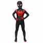 Kids Spiderman Miles Morales Cosplay Jumpsuit Halloween gift