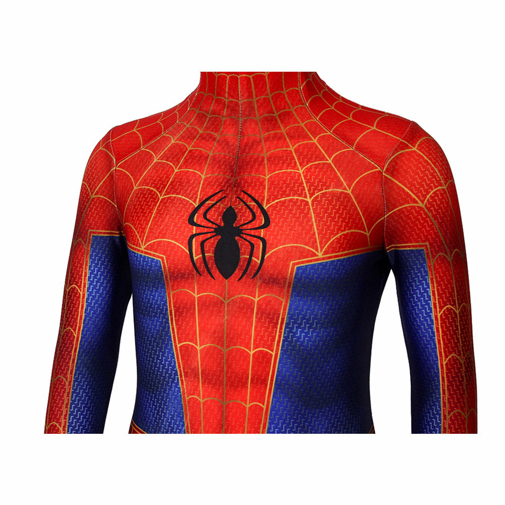Kids Spiderman Into The Spider-Verse Cosplay Jumpsuit Halloween gift