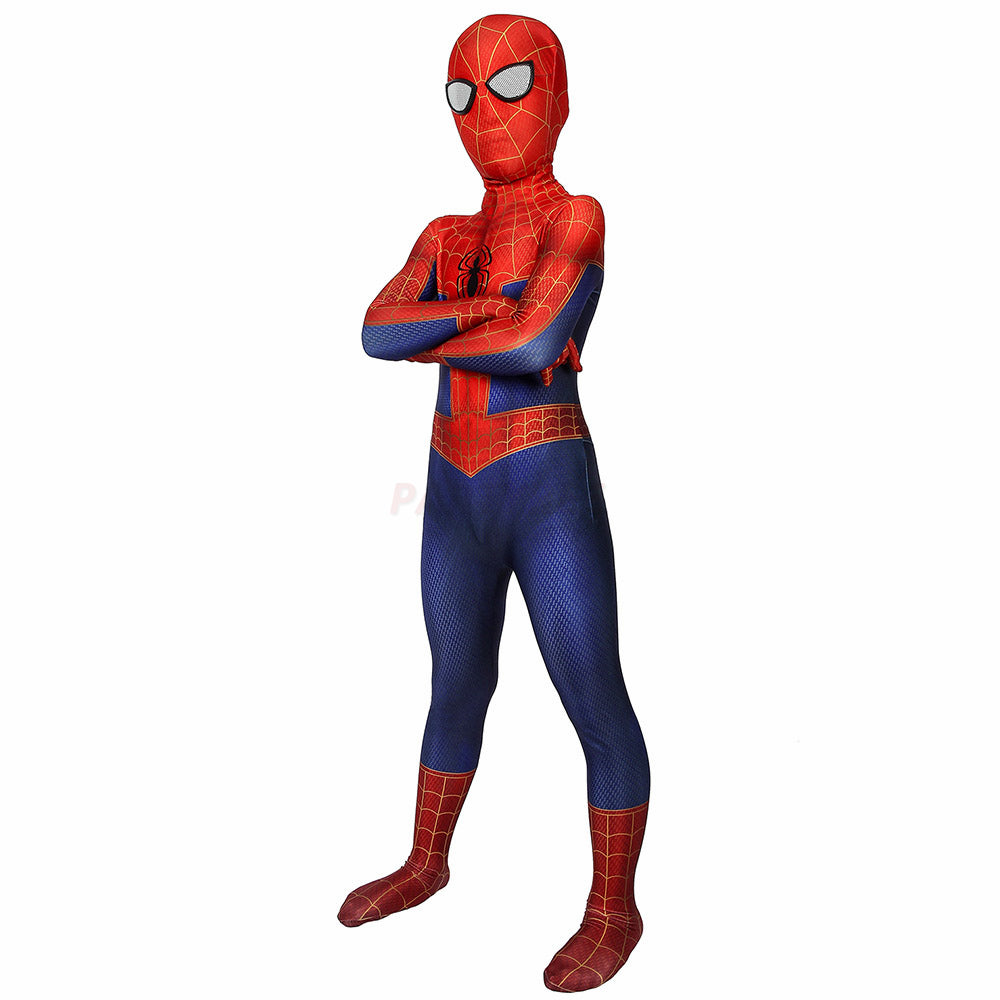 Kids Spiderman Into The Spider-Verse Cosplay Jumpsuit Halloween gift