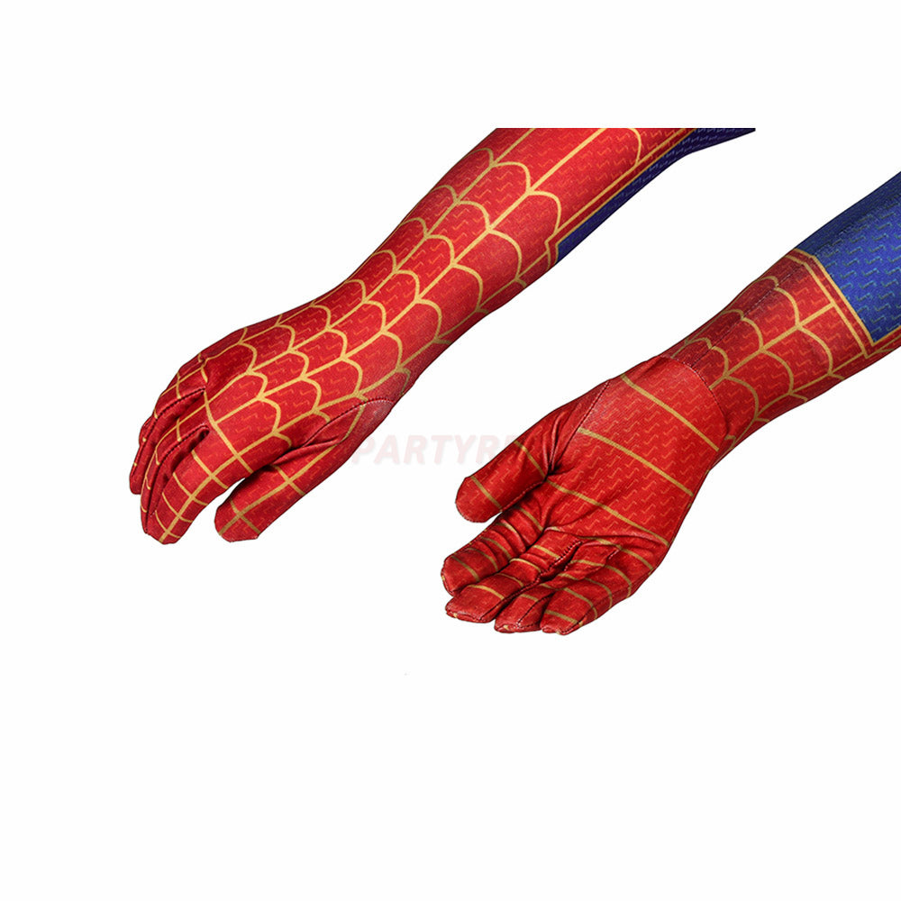 Kids Spiderman Into The Spider-Verse Cosplay Jumpsuit Halloween gift