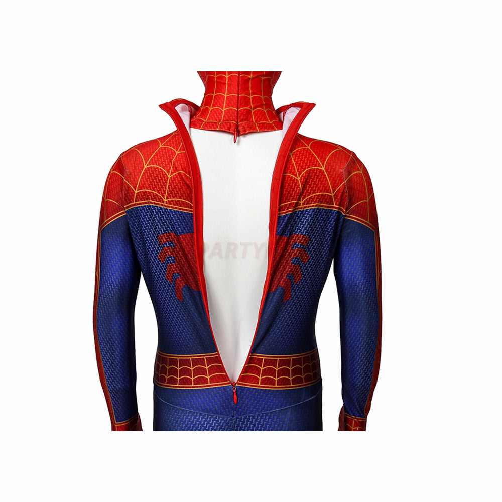 Kids Spiderman Into The Spider-Verse Cosplay Jumpsuit Halloween gift