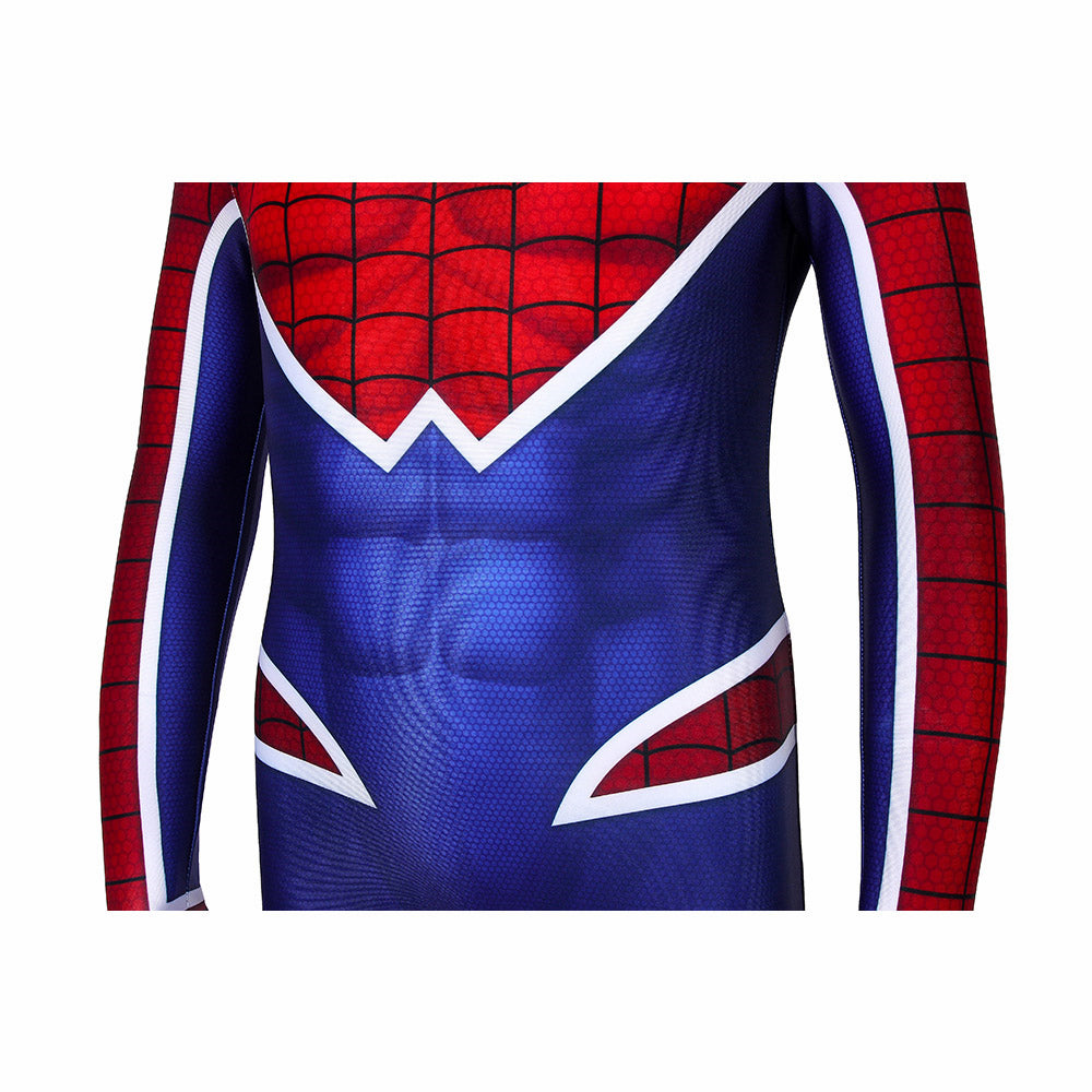 Kids Punk Spiderman Cosplay Jumpsuit Halloween gift