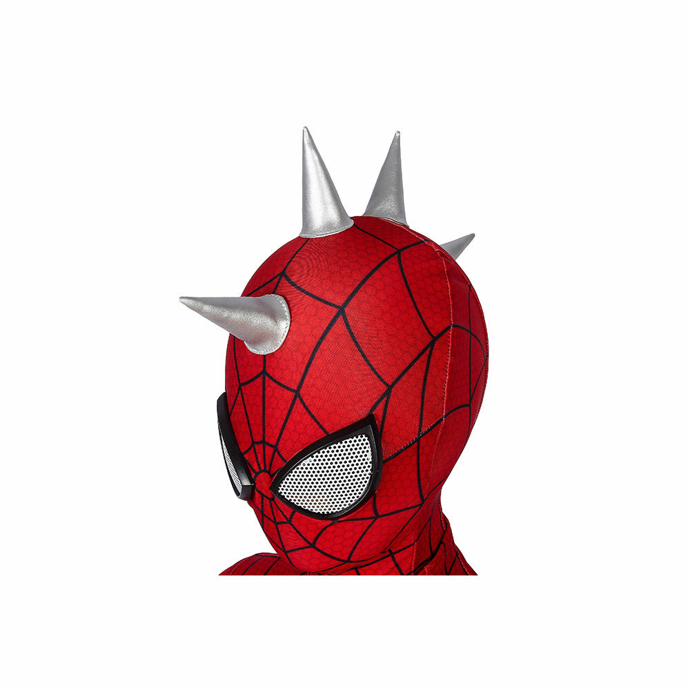 Kids Punk Spiderman Cosplay Jumpsuit Halloween gift