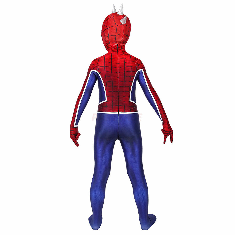 Kids Punk Spiderman Cosplay Jumpsuit Halloween gift