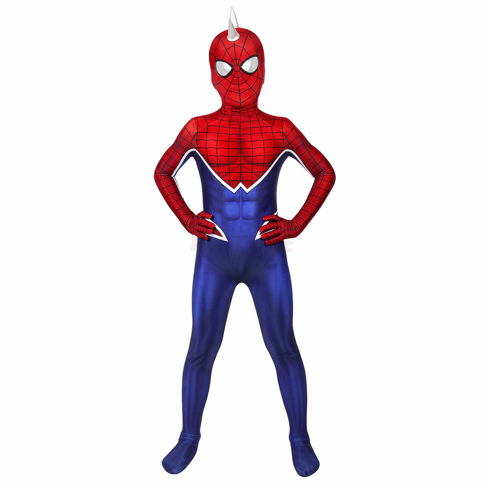 Kids Punk Spiderman Cosplay Jumpsuit Halloween gift