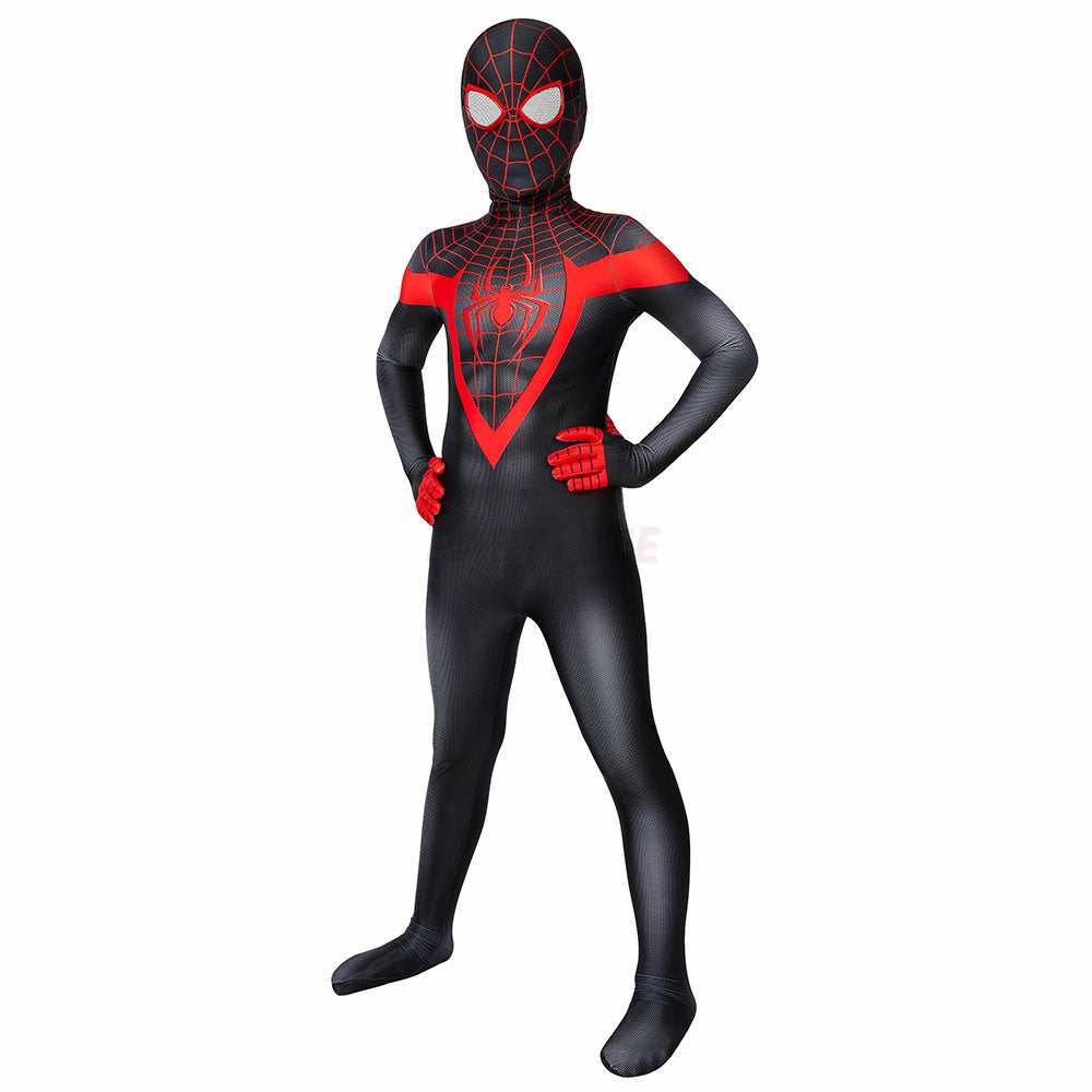Kids Ultimate Spiderman PS5 Cosplay Jumpsuit Halloween gift