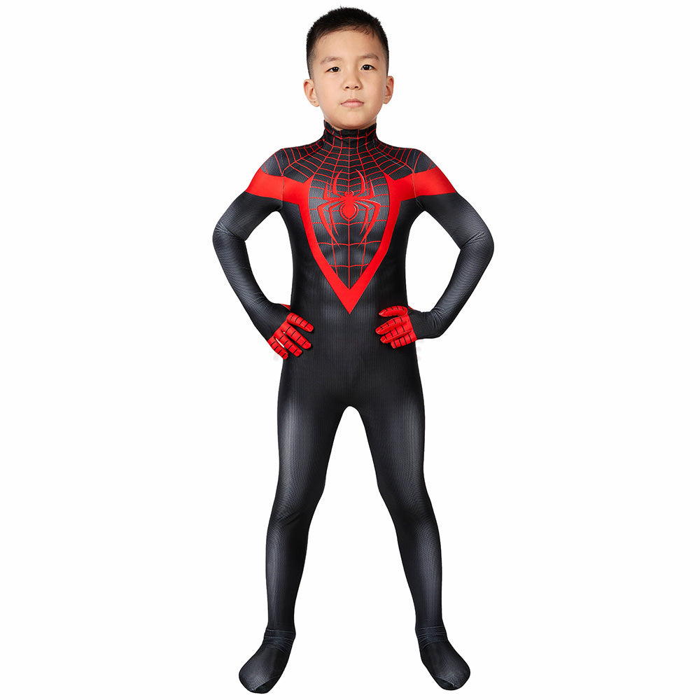 Kids Ultimate Spiderman PS5 Cosplay Jumpsuit Halloween gift