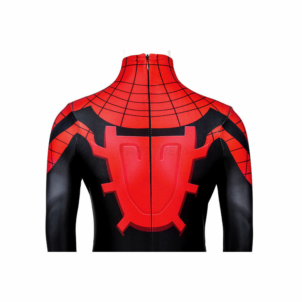 Kids Superior Spiderman Cosplay Jumpsuit Halloween gift